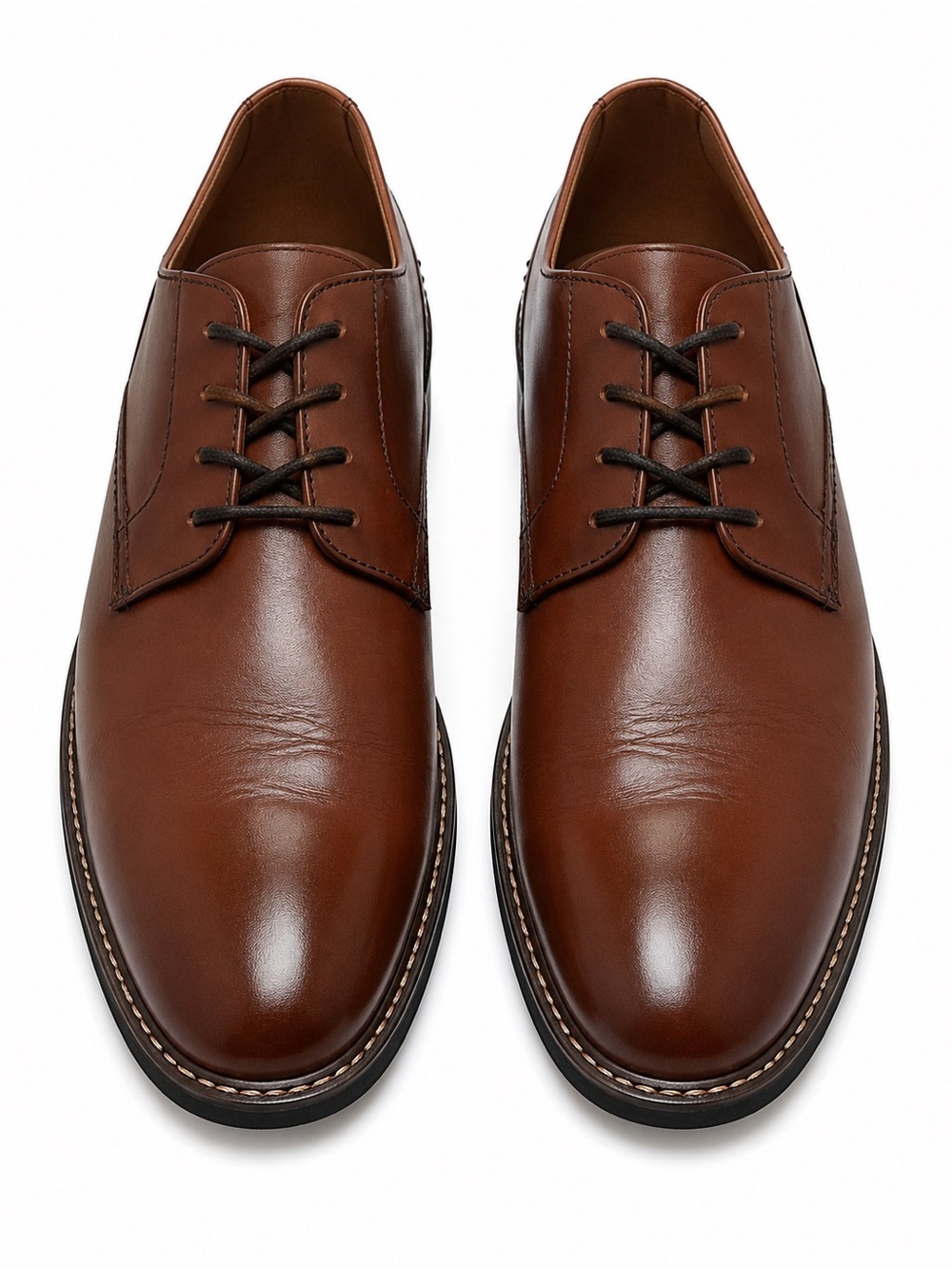 Nunn Bush Cognac Leather Derby Dress Shoes Men’s 11 Worn Once